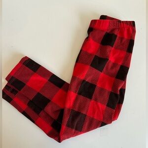 Red and Black Plaid Pants